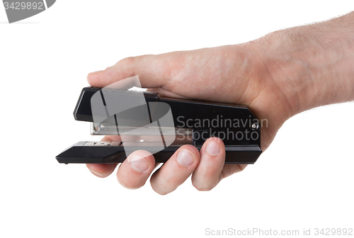 Image of Black Stapler close up shot