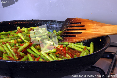 Image of Cooking asparagus