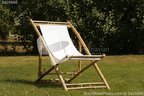 Image of deck chair