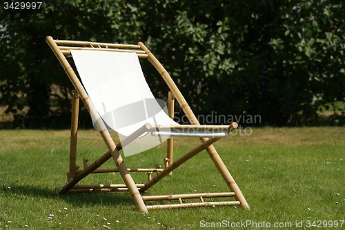 Image of deck chair