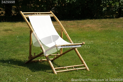 Image of deck chair