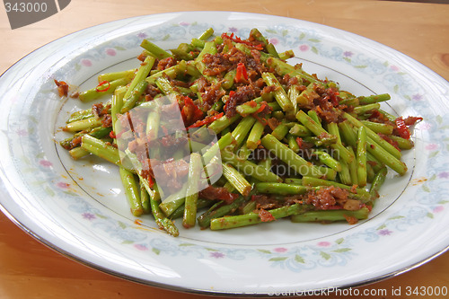 Image of Spicy asparagus