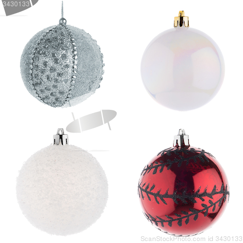 Image of Christmas ball decorations