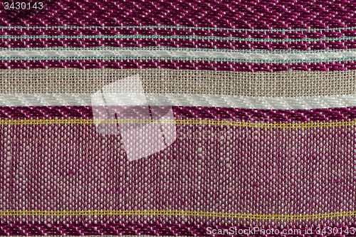 Image of Multi color fabric texture samples