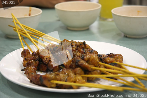 Image of Satay skewers