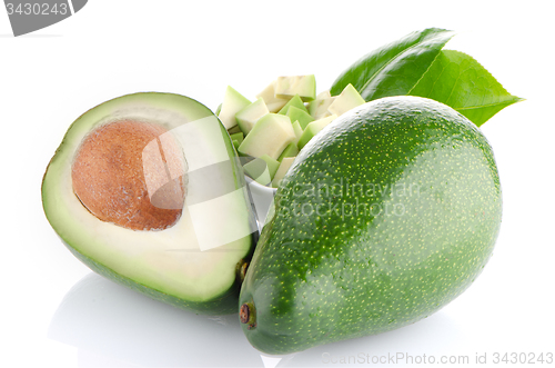 Image of Avocados on white 