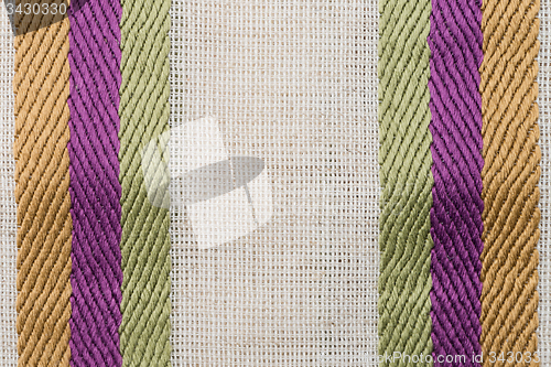 Image of Multi color fabric texture samples