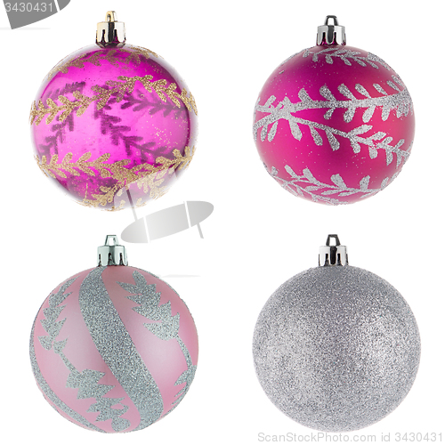 Image of Christmas ball decorations
