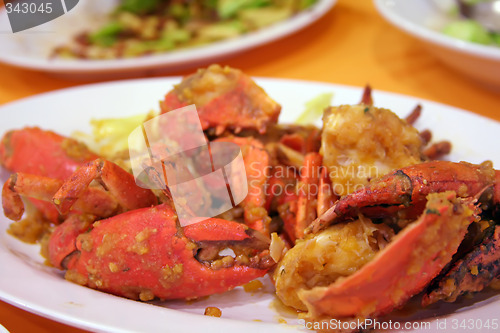 Image of Fried crabs