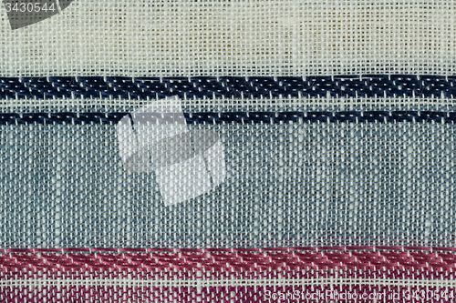 Image of Multi color fabric texture samples