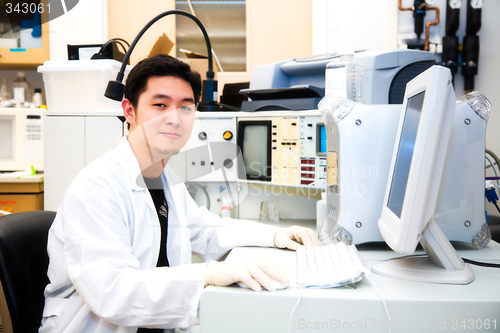 Image of Working scientist