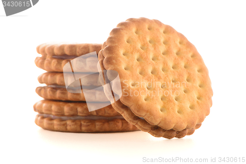 Image of Sandwich biscuits with vanilla filling