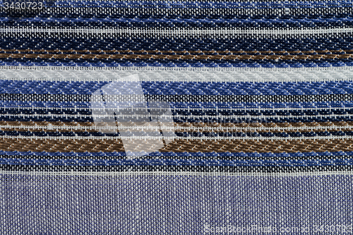 Image of Blue fabric texture