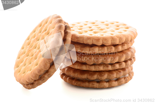 Image of Sandwich biscuits with vanilla filling