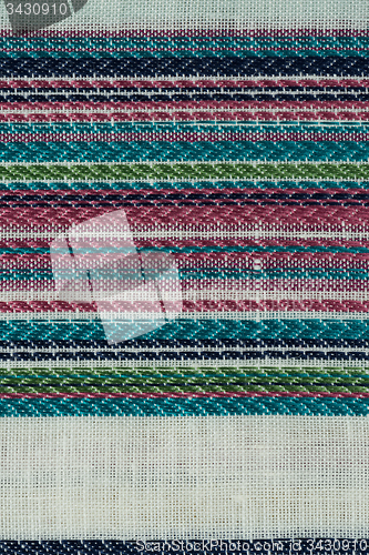Image of Multi color fabric texture samples
