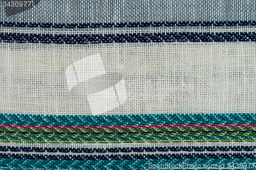 Image of Multi color fabric texture samples