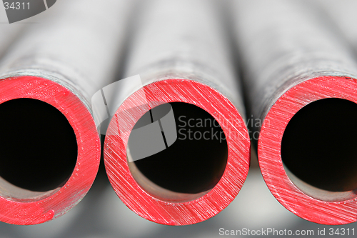 Image of steel pipes