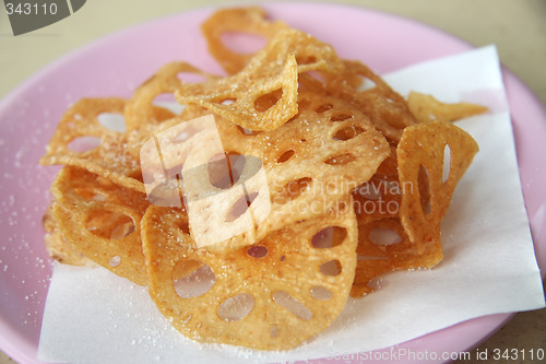 Image of Fried lotus root