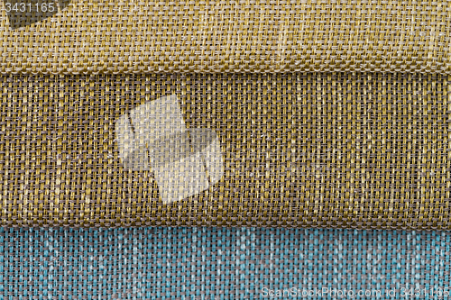Image of Multi color fabric texture samples