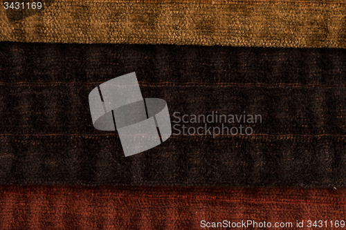 Image of Multi color fabric texture samples