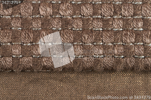 Image of Brown fabric