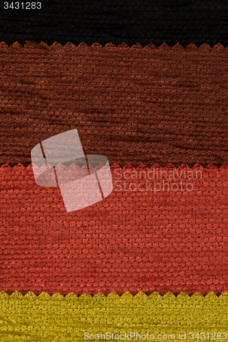 Image of Multi color fabric texture samples