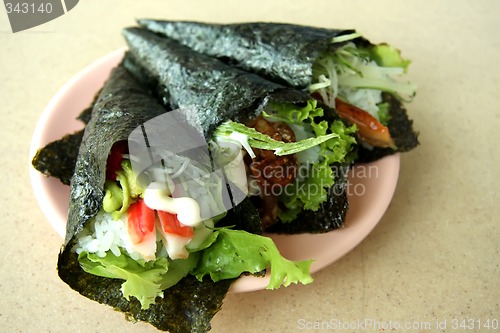 Image of Temaki sushi