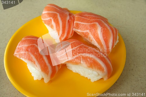 Image of Salmon sushi