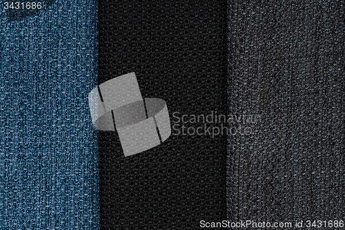 Image of Multi color fabric texture samples