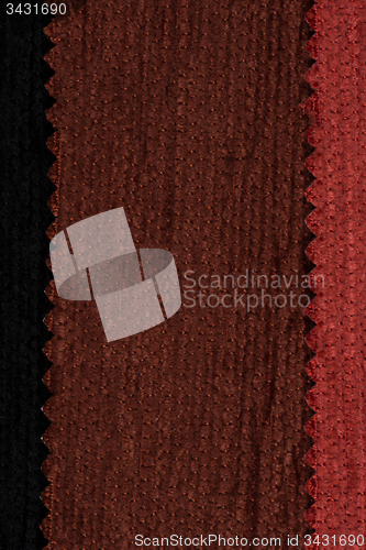 Image of Multi color fabric texture samples