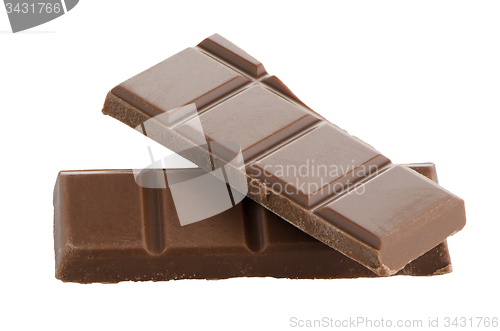 Image of Closeup detail of chocolate parts