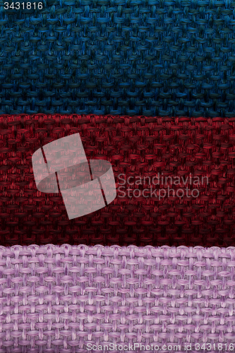 Image of Multi color fabric texture samples