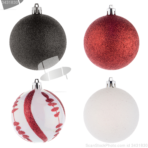 Image of Christmas ball decorations