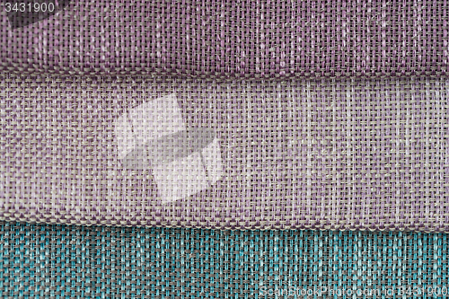 Image of Multi color fabric texture samples