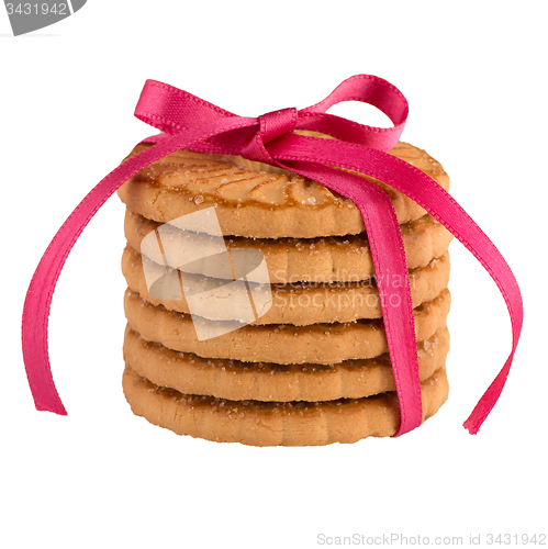 Image of Festive wrapped rings biscuits