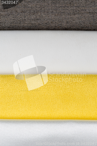 Image of Multi color fabric texture samples