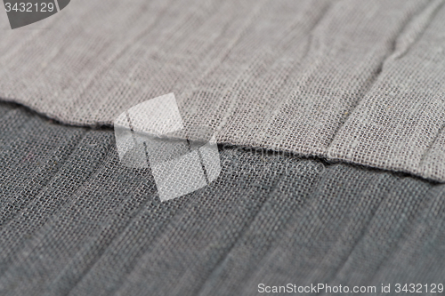 Image of Grey fabric texture 