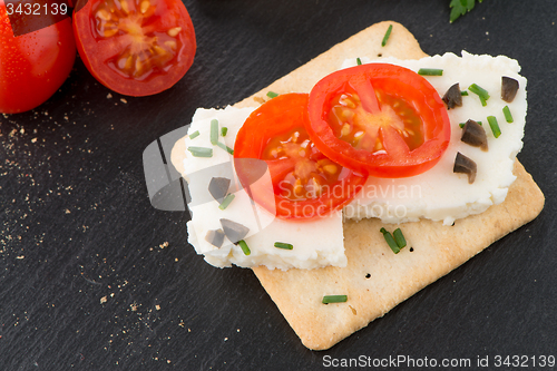 Image of Crispbread with fromage