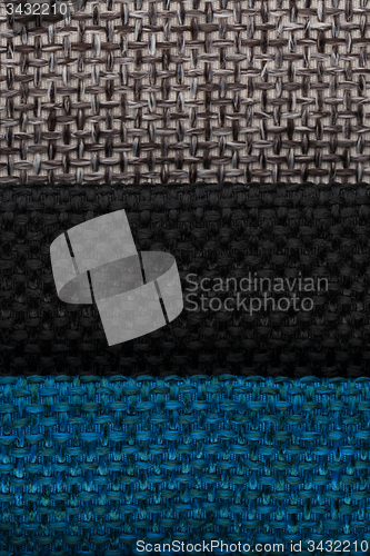 Image of Multi color fabric texture samples