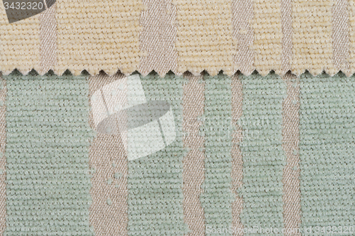 Image of Multi color fabric texture samples