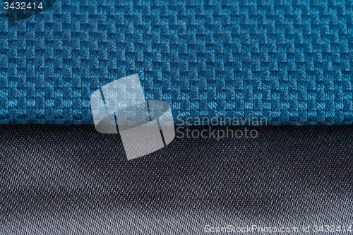 Image of Multi color fabric texture samples