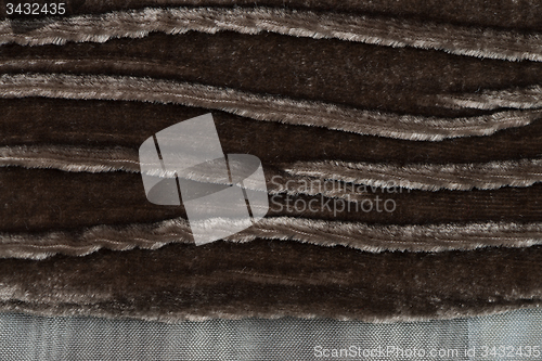 Image of Brown fabric