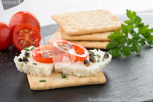 Image of Crispbread with fromage