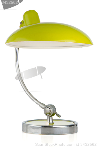 Image of Retro green table lamp