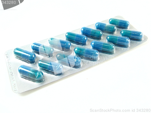 Image of blue pills