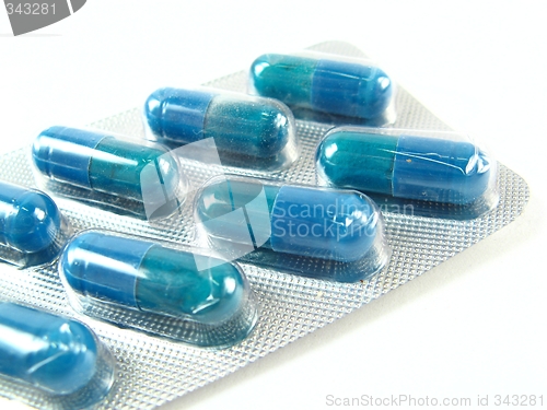 Image of blue pills