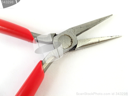 Image of red pliers