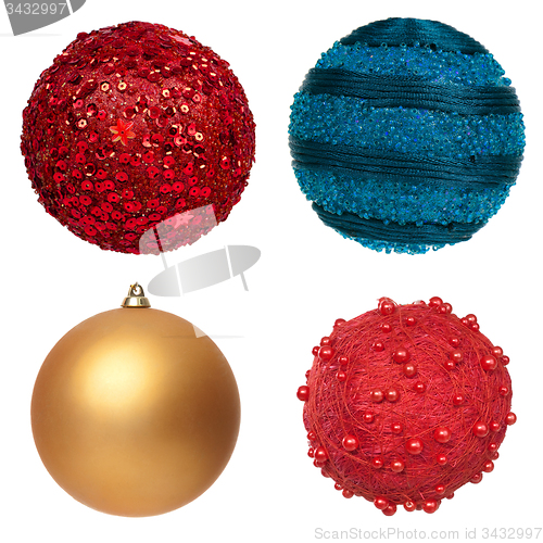 Image of Christmas ball decorations