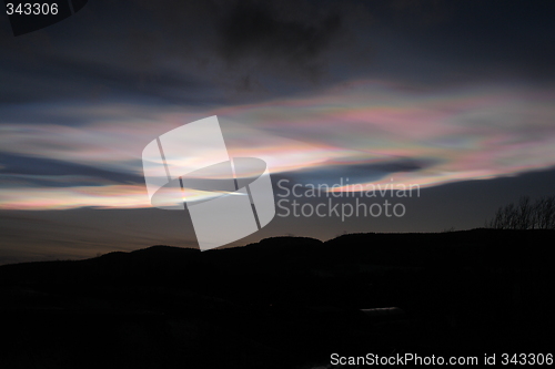 Image of Mother of pearl clouds