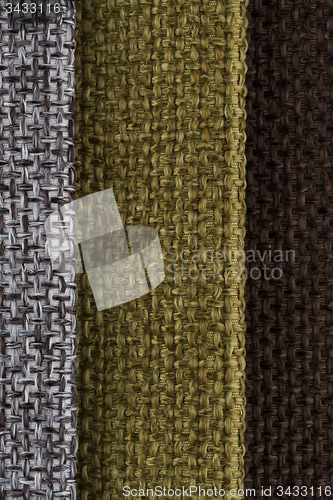 Image of Multi color fabric texture samples